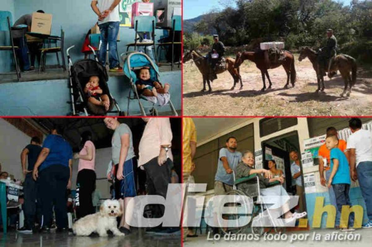Curiosas: Urnas llevadas a caballo, alcalde se pone a bailar y niños la sensación