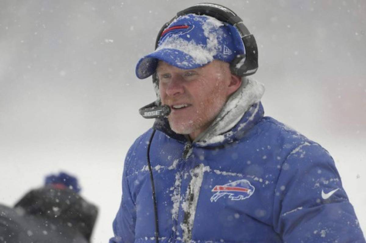 La impresionante nevada en el partido de la NFL