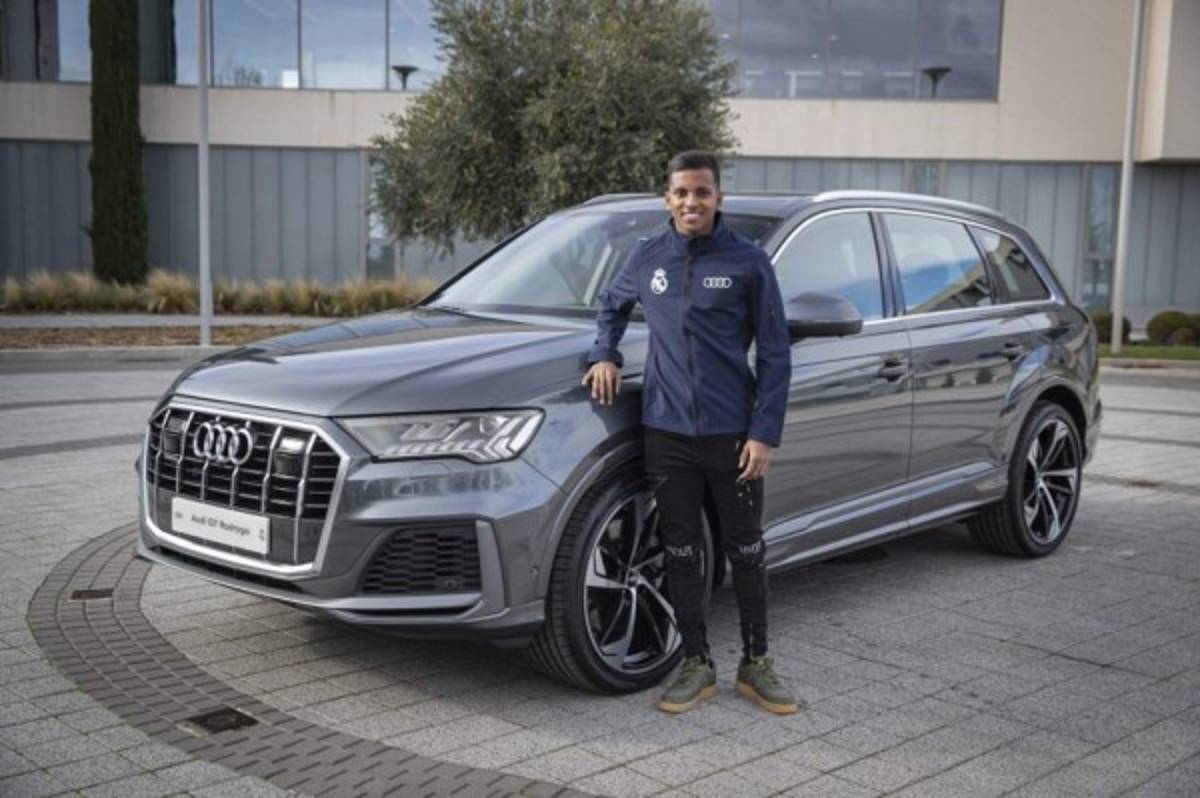 Los espectaculares autos Audi 2020 de los futbolistas del Real Madrid: El de Vinicius es una joya