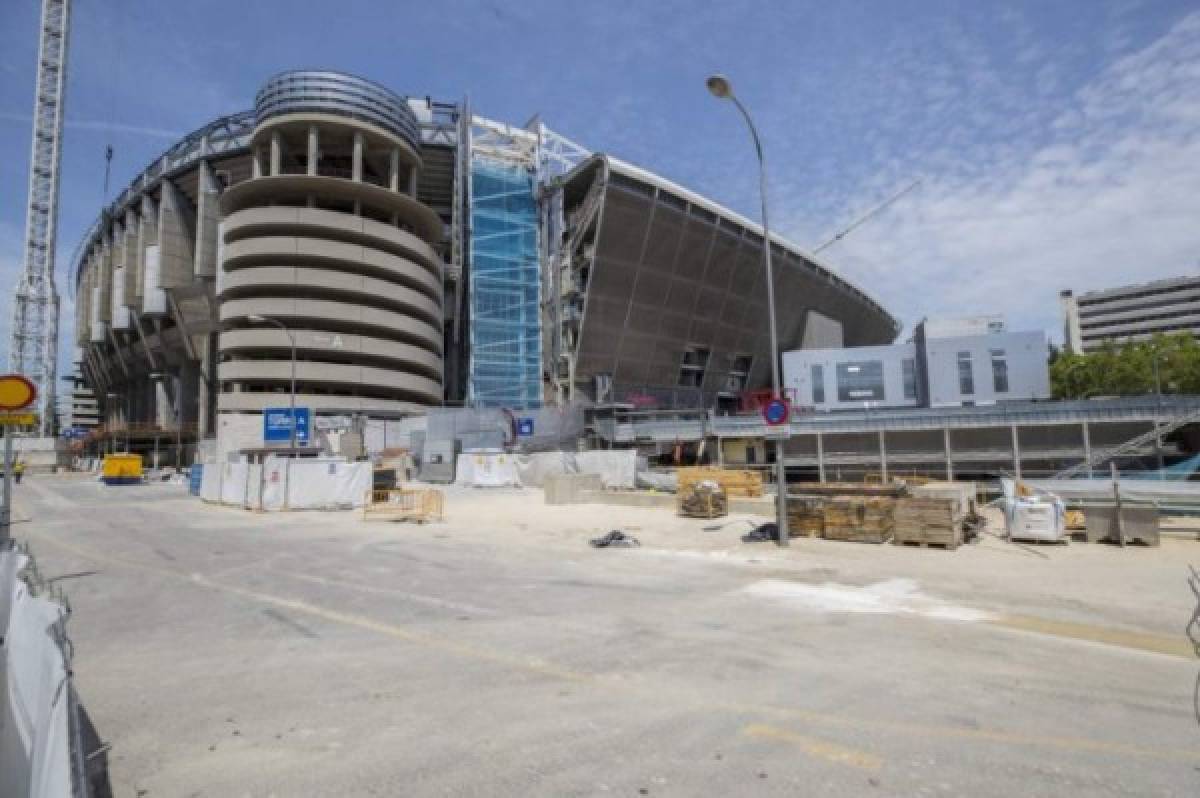 Así siguen las obras para el nuevo Santiago Bernabéu: La cubierta del estadio, en septiembre