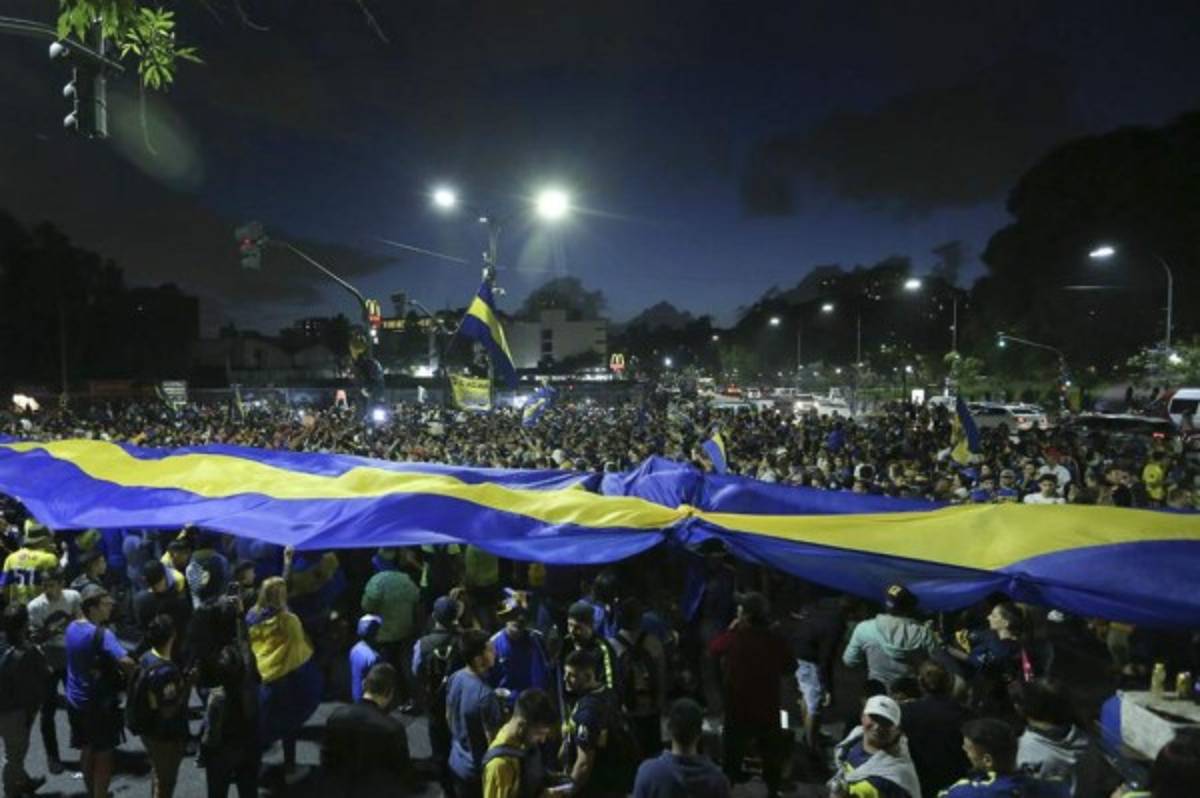FOTOS: La impresionante despepida de los aficionados al Boca Juniors