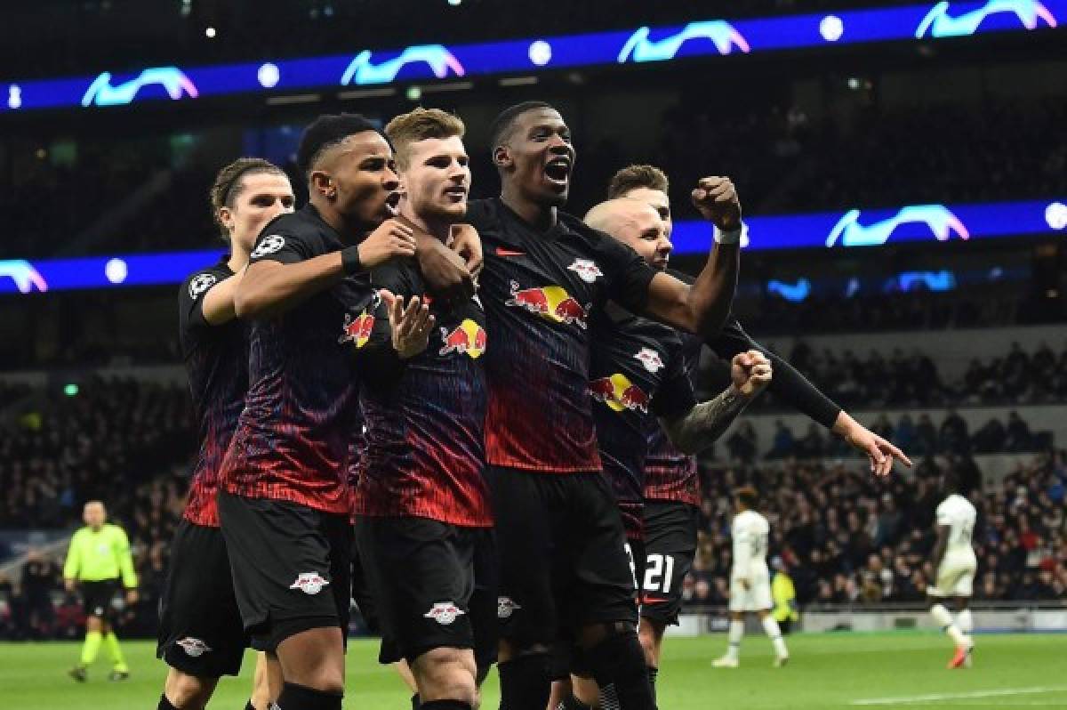 RB Leipzig se acerca a cuartos de Champions tras vencer al Tottenham de Mourinho
