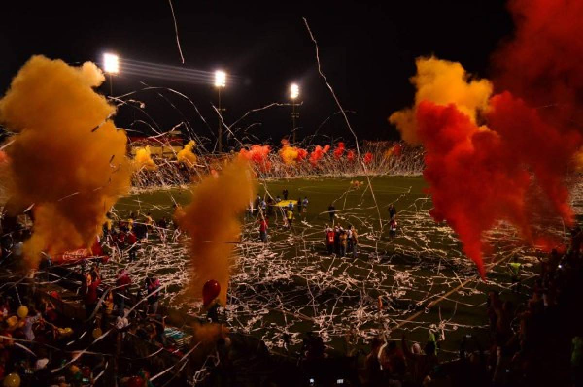 ¿Mete miedo? El pequeño estadio del Herediano-Motagua