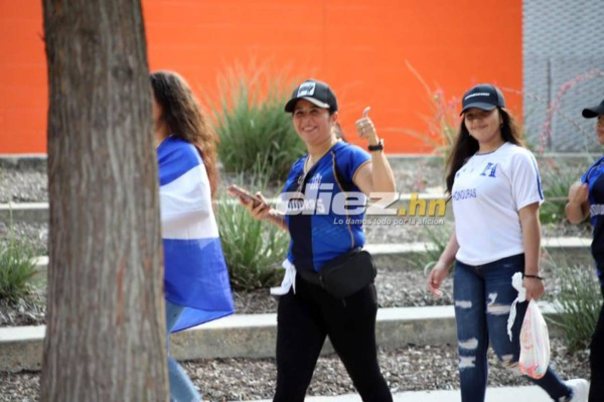 ¡La belleza catracha está presente! El ambientazo que se vive en Houston por el Honduras vs. Qatar