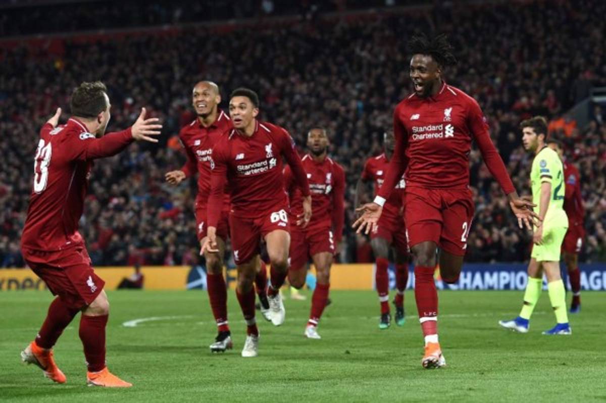 ¡ÉPICO! Así celebraron los jugadores del Liverpool luego de eliminar a Barcelona