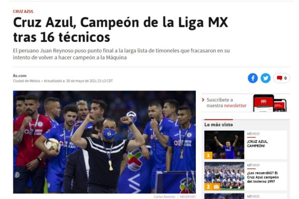 'Acabó el embrujo y AMLO se rinde': Prensa mundial tras el noveno título de Cruz Azul en la Liga MX