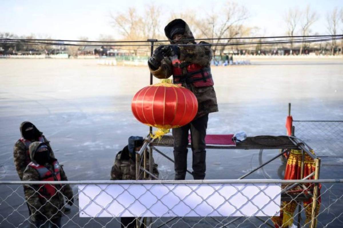 Calles y lagos congelados: así luce Pekín con -19 grados, la temperatura más fría en 50 años