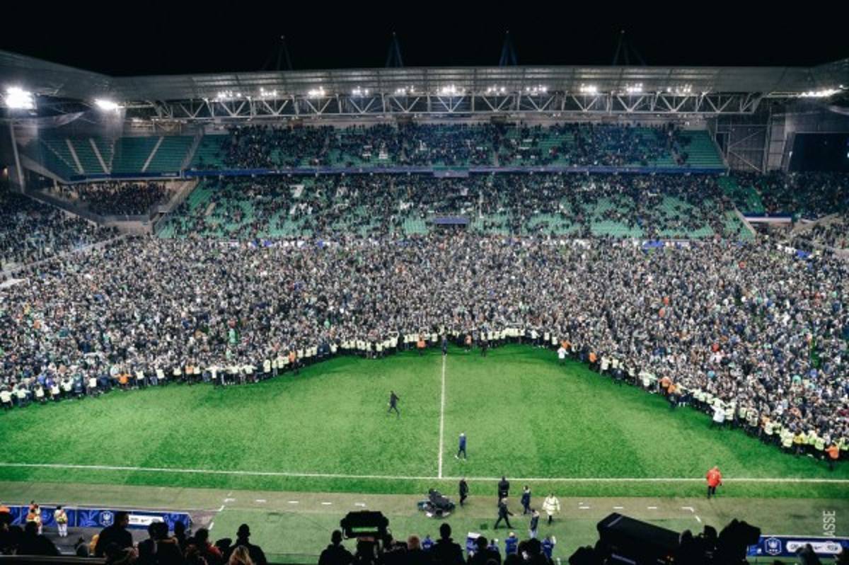 Brutal celebración de un club de Francia que regresa a una final de Copa 38 años después