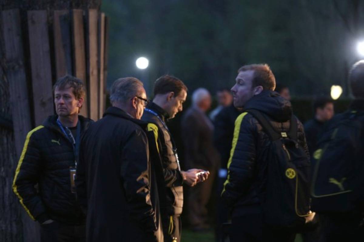 Así quedó el autobús del Borussia Dortmund tras la explosión