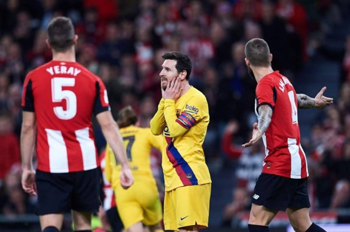 ¡Abatidos! La tristeza del Barcelona luego del gol al 90+2 del Athletic Bilbao