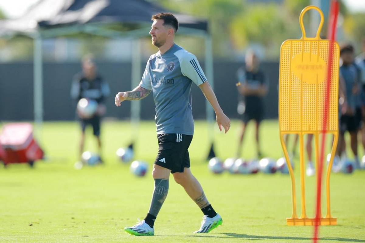 Messi tiene nuevo amigo, visita especial y el reencuentro: Así fue el primer entrenamiento del Leo con el Inter de Miami