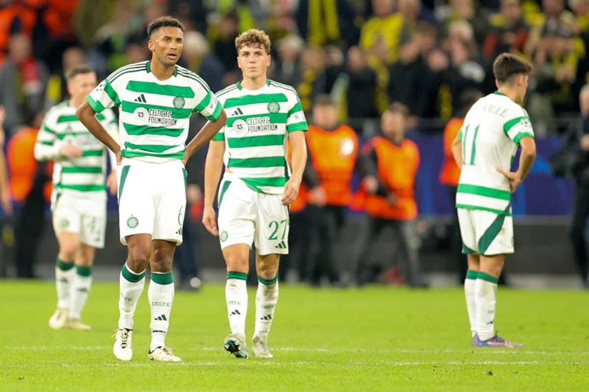 Duras imágenes de los jugadores del Celtic tras recibir paliza histórica en Champions por el Dortmund ¿y Luis Palma?