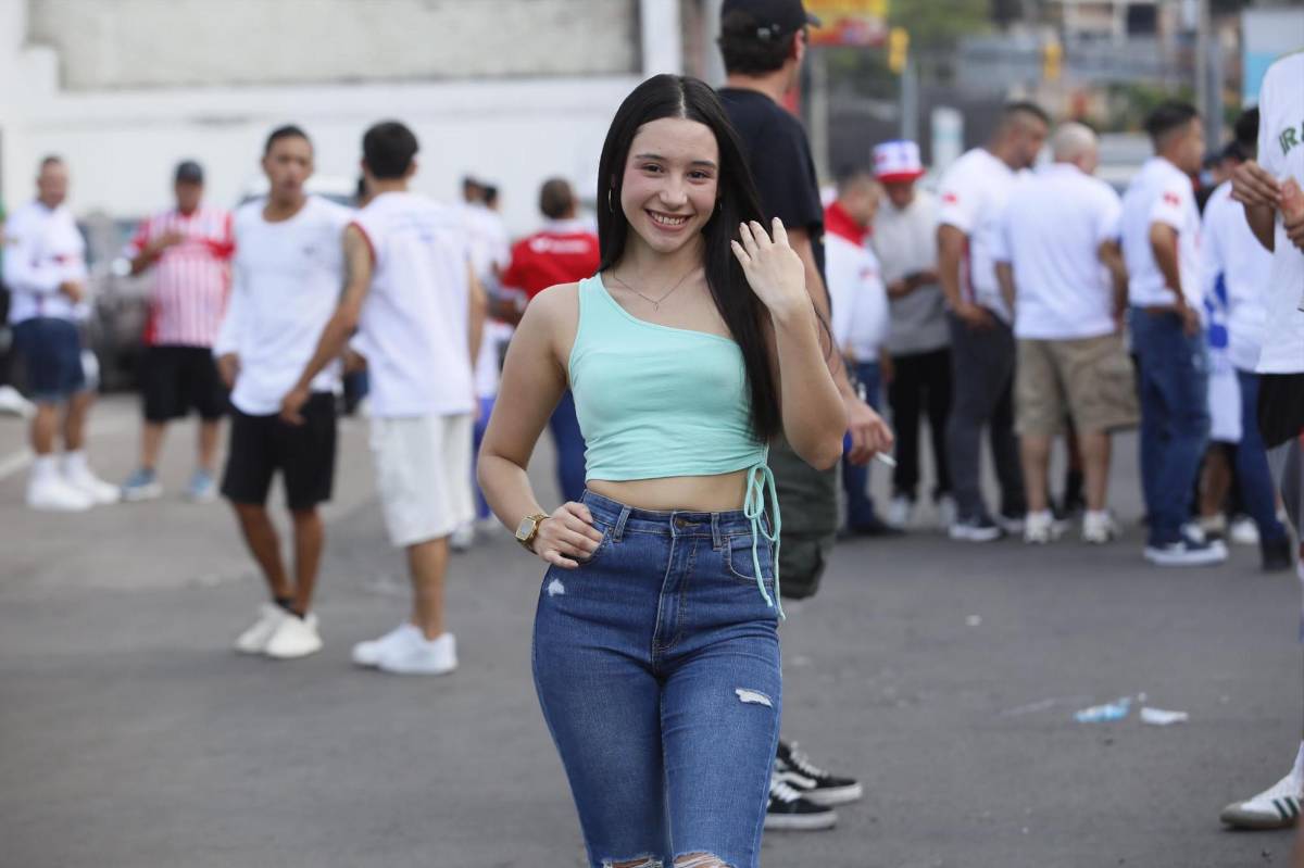 ¡Robaron suspiros! Las hermosas mujeres que enamoraron en la final Olimpia - Marathón en Tegucigalpa (FOTOS)