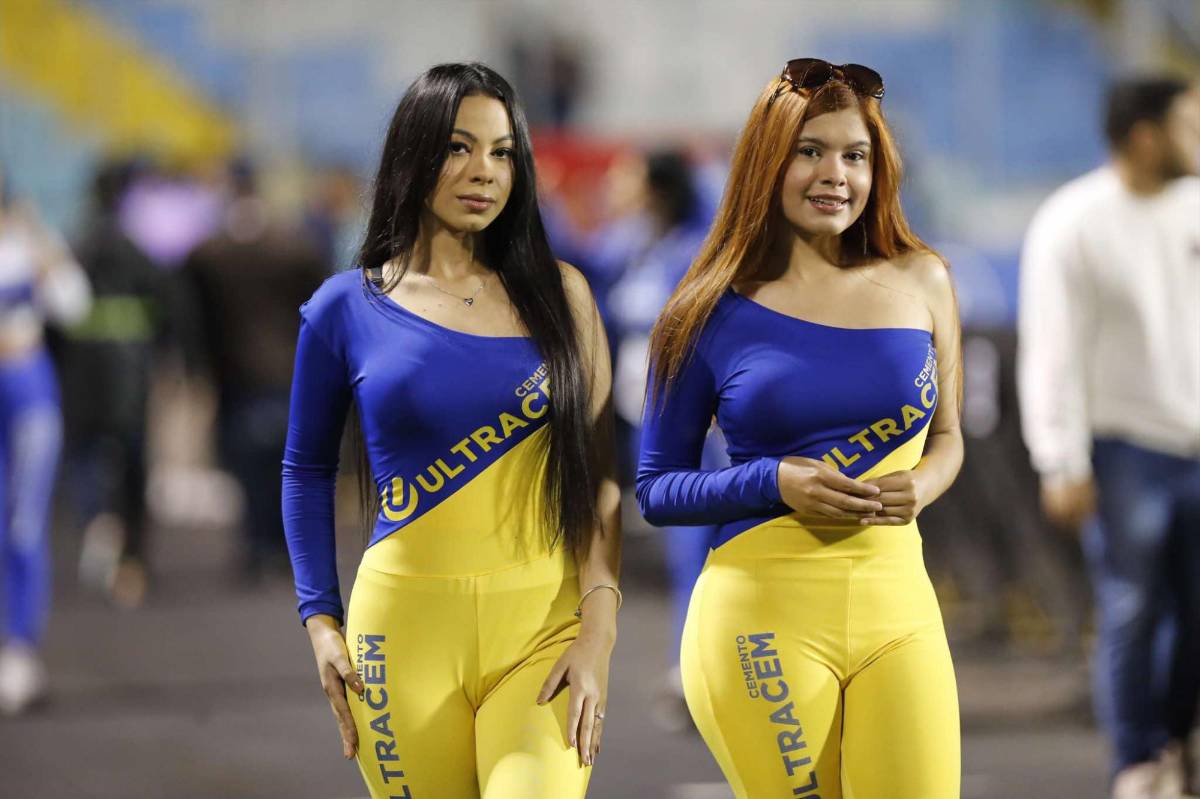 La belleza capitalina en su máximo esplendor disfrutó de la final entre Motagua vs Olimpia