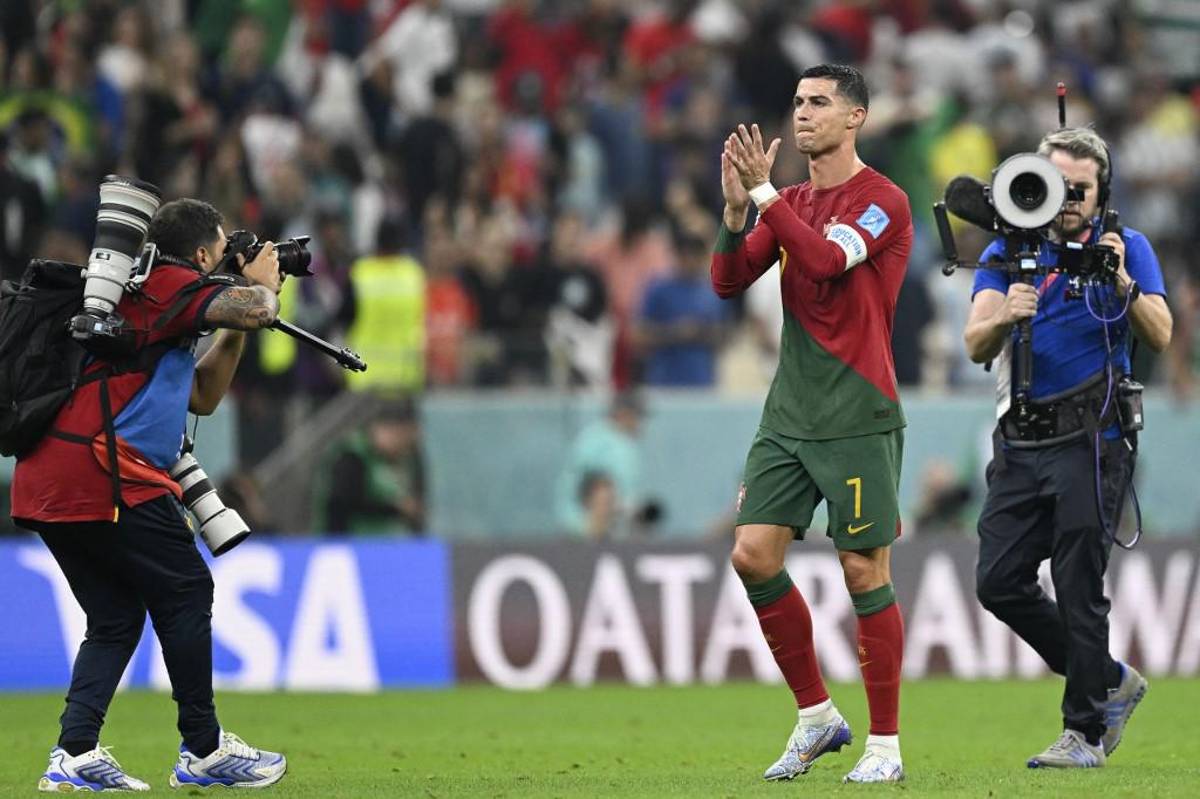 El polémico gesto de Cristiano Ronaldo tras la clasificación de Portugal y Georgina Rodríguez enamora en Qatar