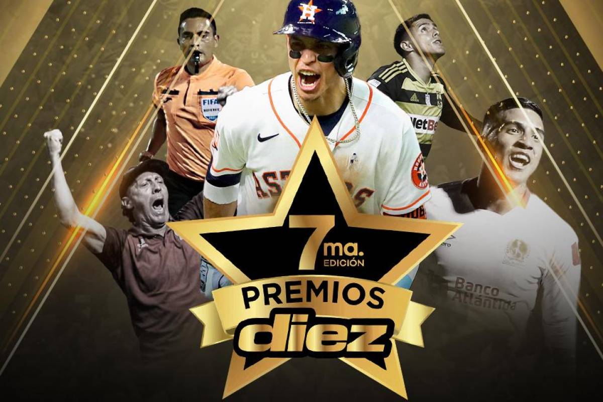 PREMIOS DIEZ. Séptima edición: Ya puedes votar para elegir a los mejores deportistas de Honduras y Centroamérica de 2022