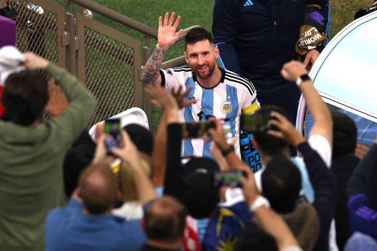El festejo de Argentina y un Modric destruido; los brasileños que fueron a ver el show de Messi y la euforia de Antonela
