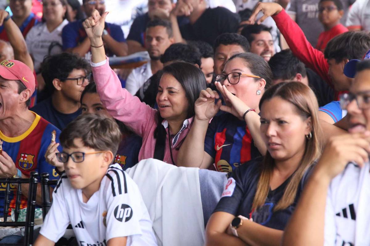 Caras largas, burlas, celebraciones y un “ahorcado”... ¡así se vivió el clásico Real Madrid vs Barcelona en el estadio virtual de DIEZ!