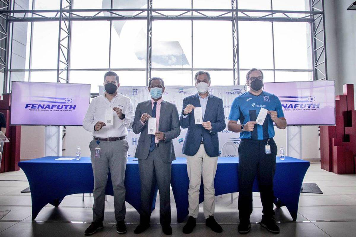Fenafuth presenta boletería para juegos de Honduras ante Curazao y Canadá en la Liga de Naciones 2022