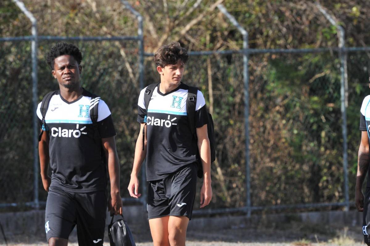 Mathías Vázquez se estrenó en la Selección de Honduras y Rueda se llevó una sorpresa en el entrenamiento
