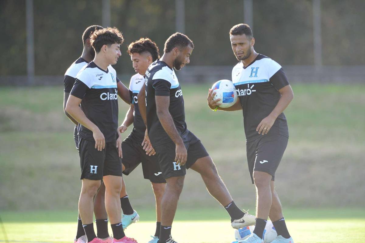 Mathías Vázquez se estrenó en la Selección de Honduras y Rueda se llevó una sorpresa en el entrenamiento