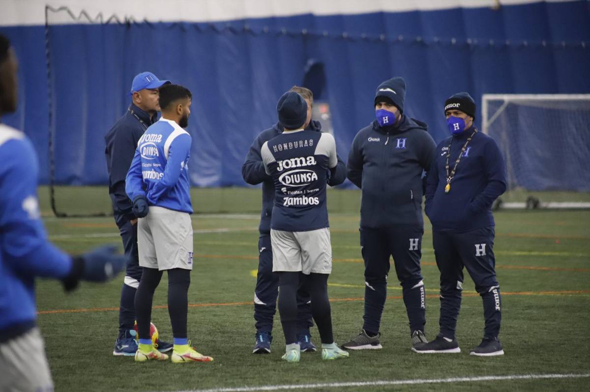 ¡Abrigos, gorros y nieve! Así fue el entreno de la Selección Honduras en la fría ciudad de Minnesota