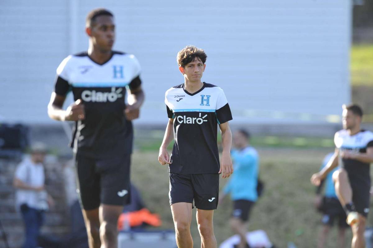Mathías Vázquez se estrenó en la Selección de Honduras y Rueda se llevó una sorpresa en el entrenamiento