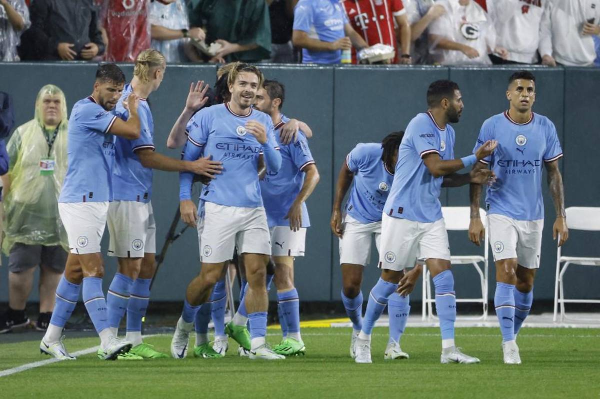 NO SE VIO EN TV: La verdadera melena de Haaland, el consejero y el intruso que entró sin ropa en el Manchester City-Bayern Múnich