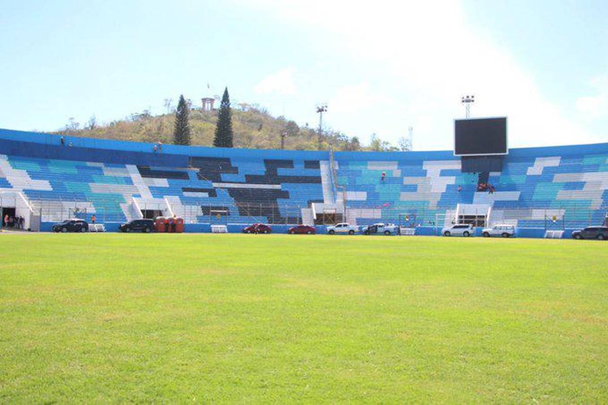 Maquillado y sin sillas: Así luce el estadio Nacional de Tegucigalpa previo a la toma de posesión de Xiomara Castro
