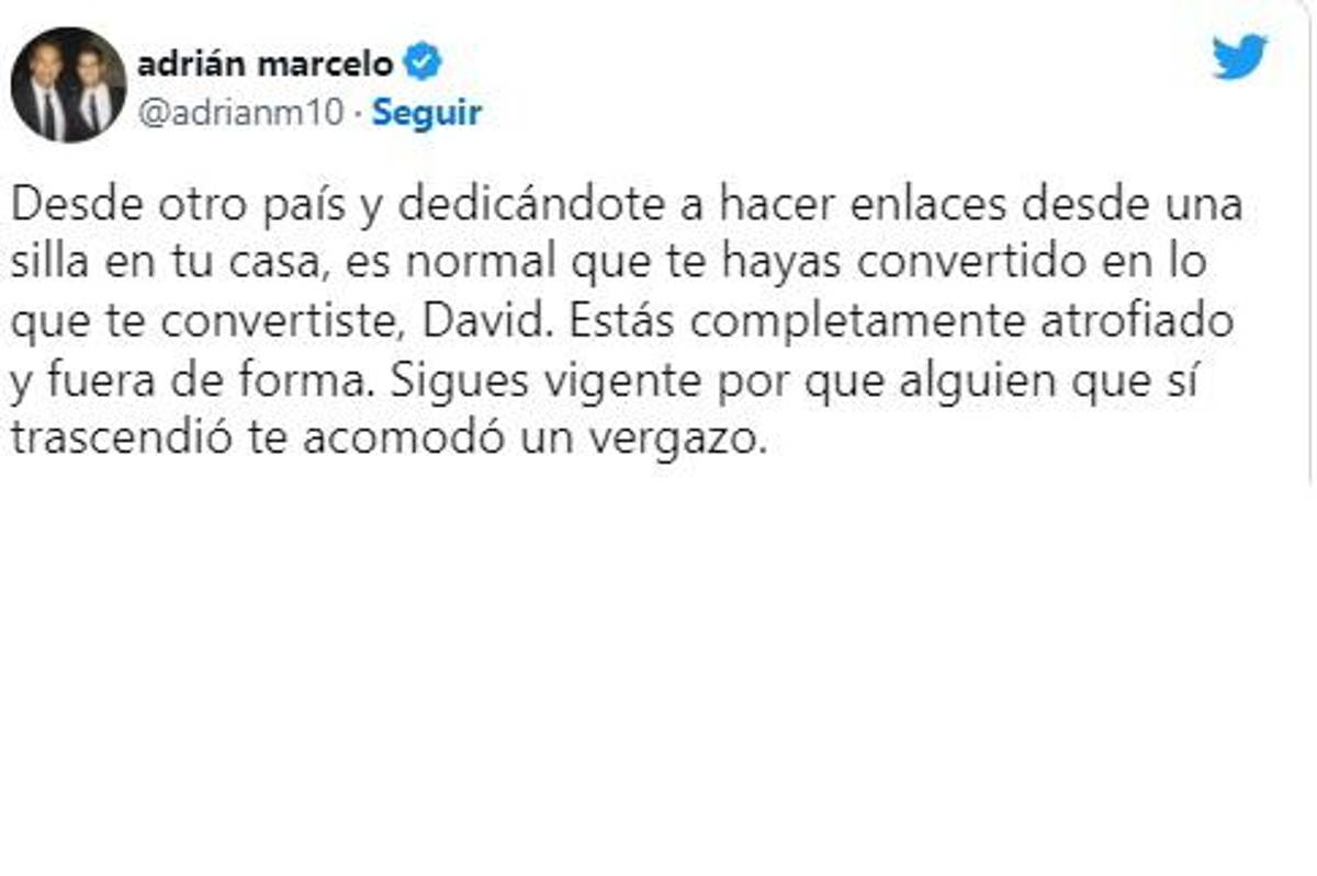 Arremete contra Faitelson en el caso Reimers y le recuerda a Cuauhtémoc Blanco: “Sigues vigente porque te acomodó un verg***”