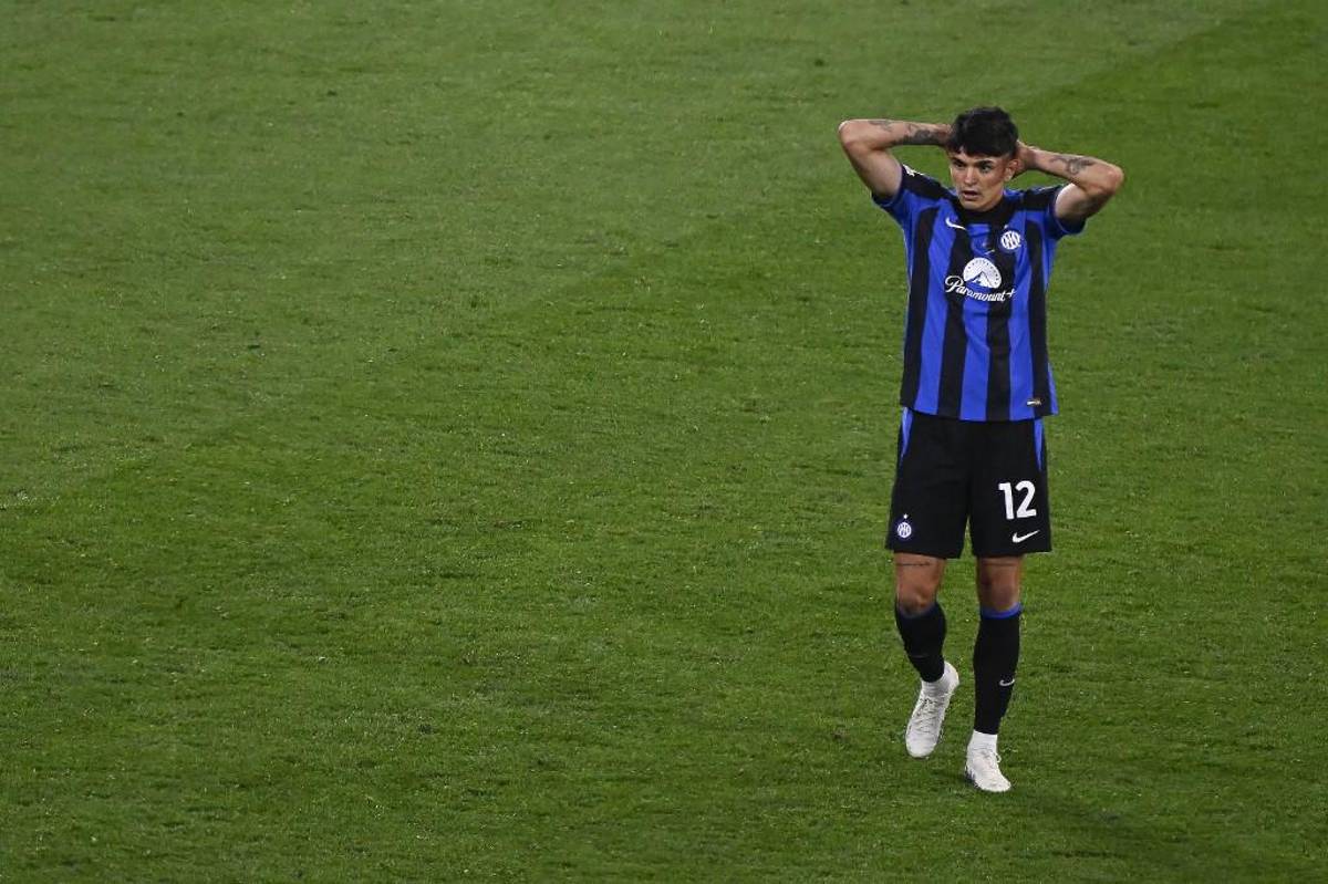 Manchester City campeón: El tremendo abrazo de Haaland y Pep; Lukaku junto a Lautaro destrozados tras perder la Champions