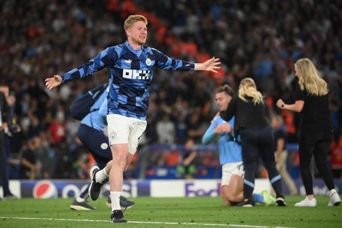 Manchester City campeón: El tremendo abrazo de Haaland y Pep; Lukaku junto a Lautaro destrozados tras perder la Champions