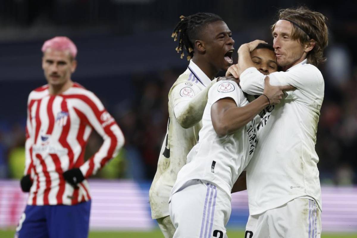 La burla de Vinicius, Valverde llorando en la banca y bronca en la victoria de Real Madrid sobre Atlético en Copa del Rey