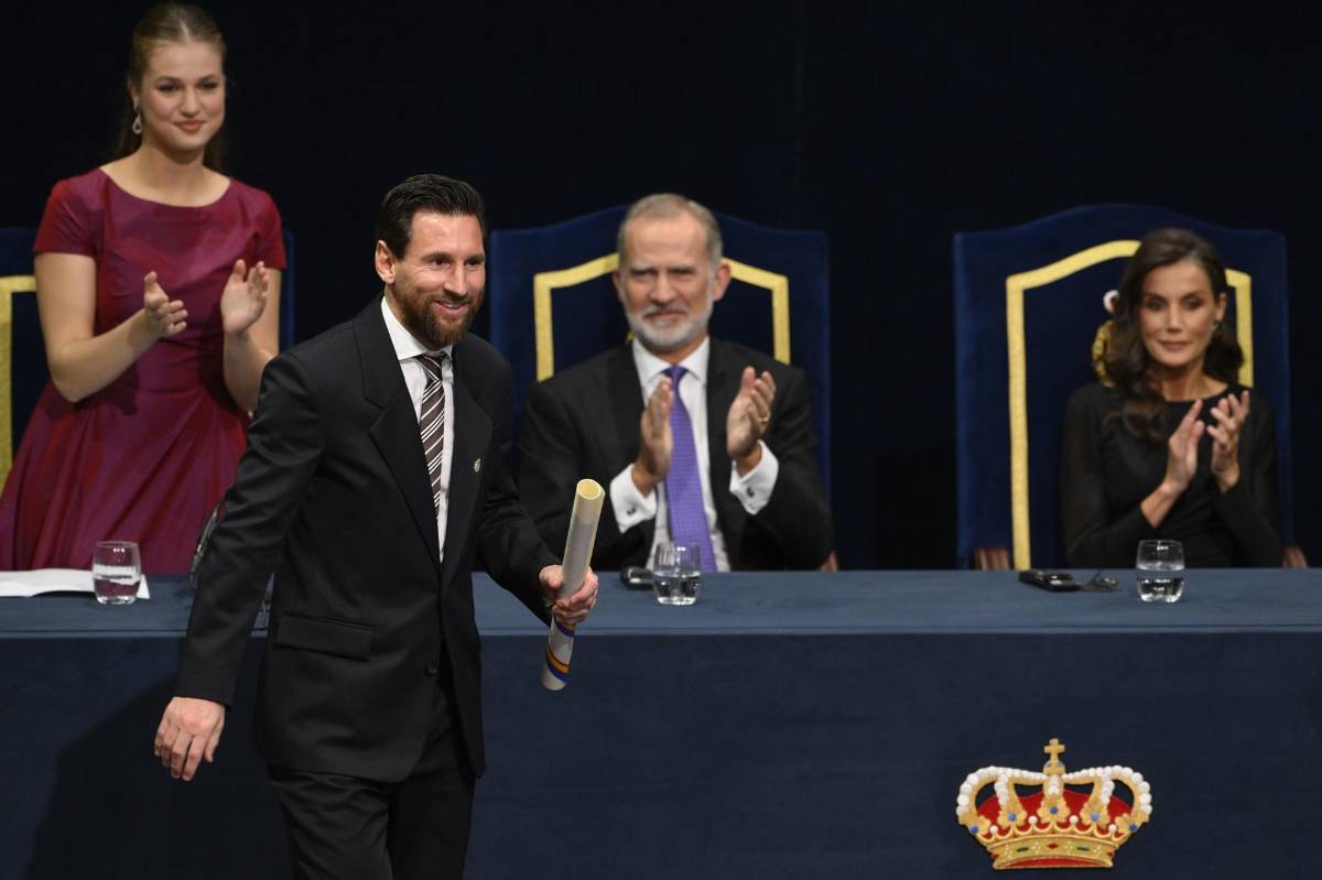 Messi recibe histórico premio: las palabras de la Princesa Leonor y mensaje del Barça