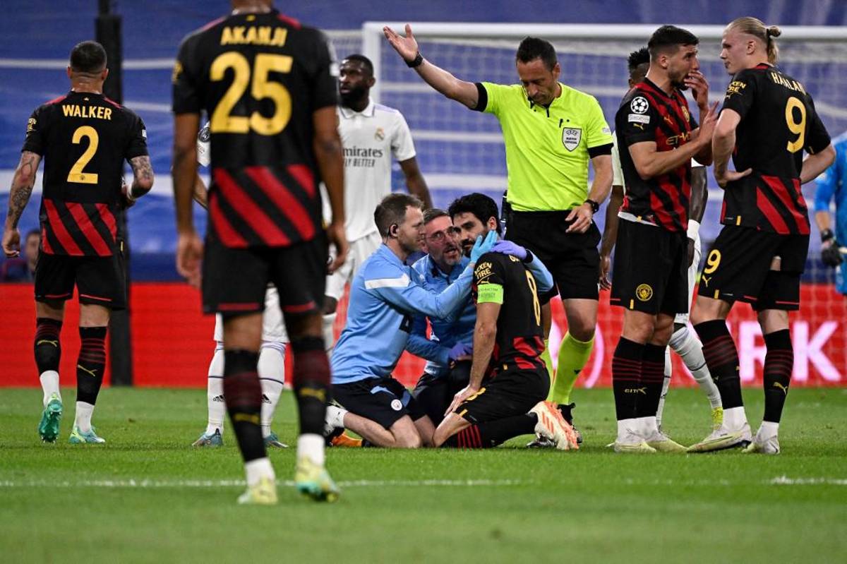 La reacción de Guardiola por el golazo de Vinicius y los gestos de Haaland con el brasileño; el enfado de Ancelotti tras el empate
