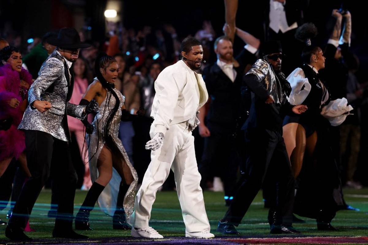 FOTOS: Usher y su espectacular ‘half-time show’ en el Super Bowl; los invitados estrellas y el regalo especial