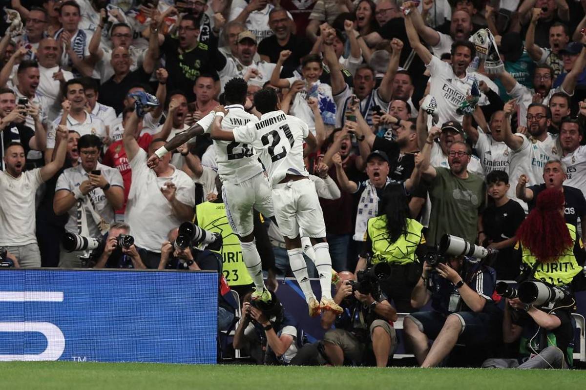 La reacción de Guardiola por el golazo de Vinicius y los gestos de Haaland con el brasileño; el enfado de Ancelotti tras el empate