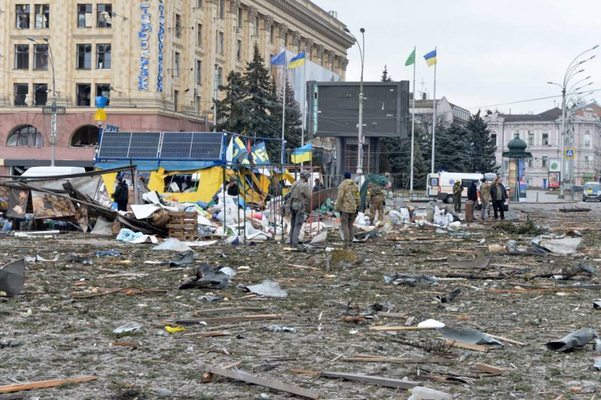 Así quedó Járkov, la segunda ciudad de Ucrania, tras el brutal ataque del ejército ruso: ‘‘Esto es un crimen de guerra’’