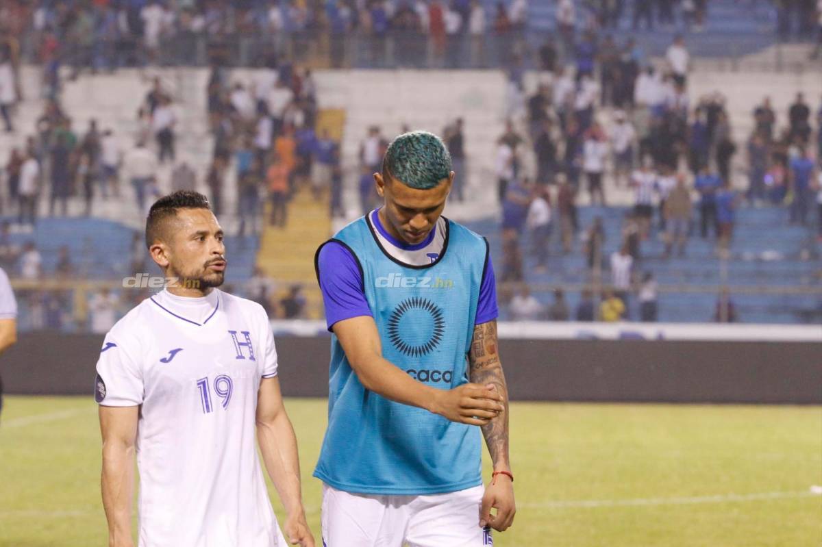La tristeza y decepción en el Olímpico: Las duras imágenes de la Selección de Honduras tras la derrota con Curazao