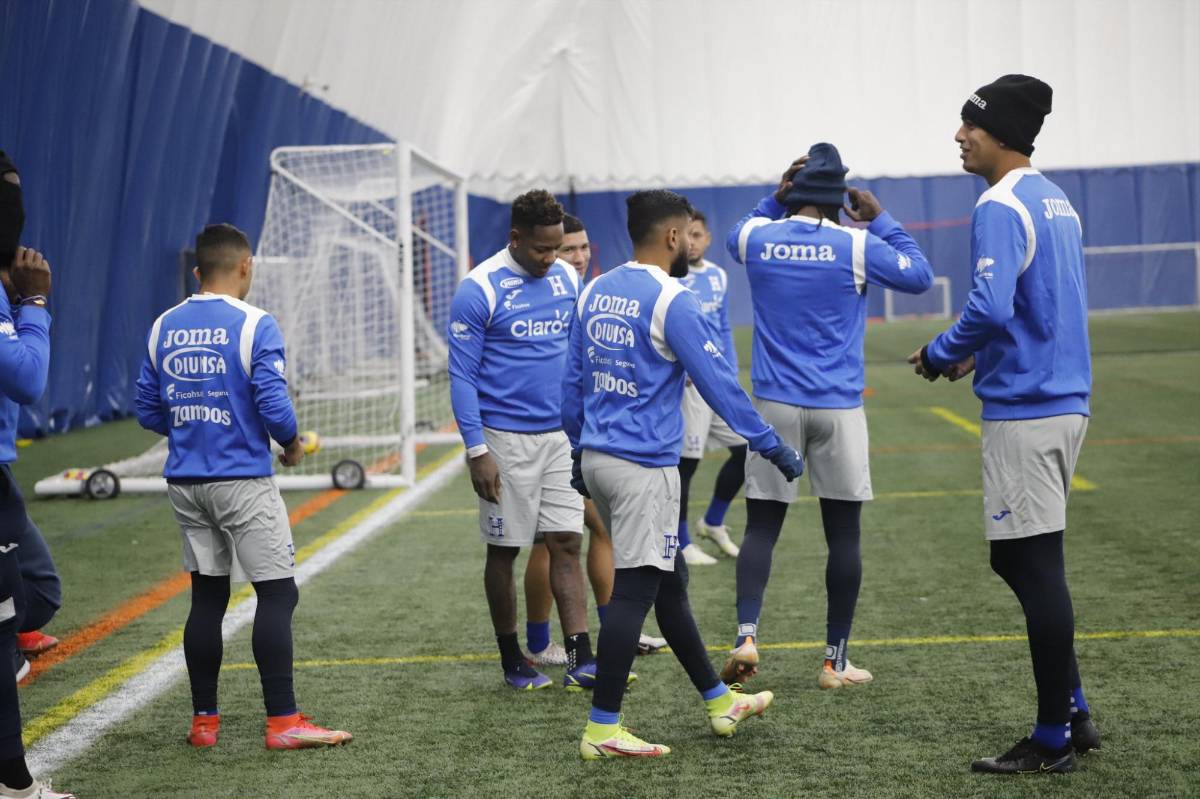 ¡Abrigos, gorros y nieve! Así fue el entreno de la Selección Honduras en la fría ciudad de Minnesota