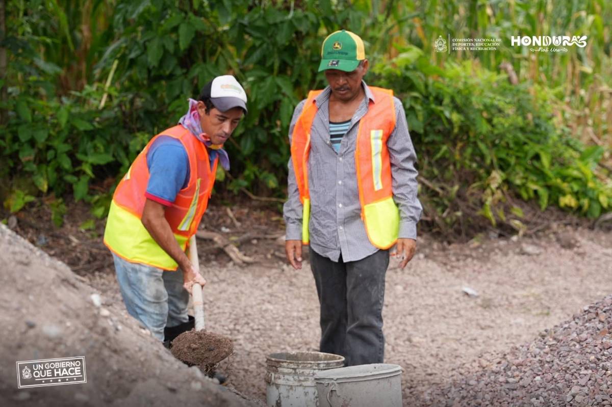 CONDEPOR reactiva proyecto deportivo en Ojo de Agua, Comayagua