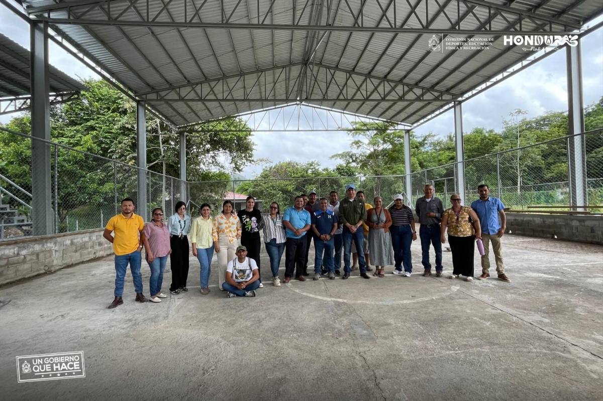 CONDEPOR reactiva proyecto deportivo en Ojo de Agua, Comayagua