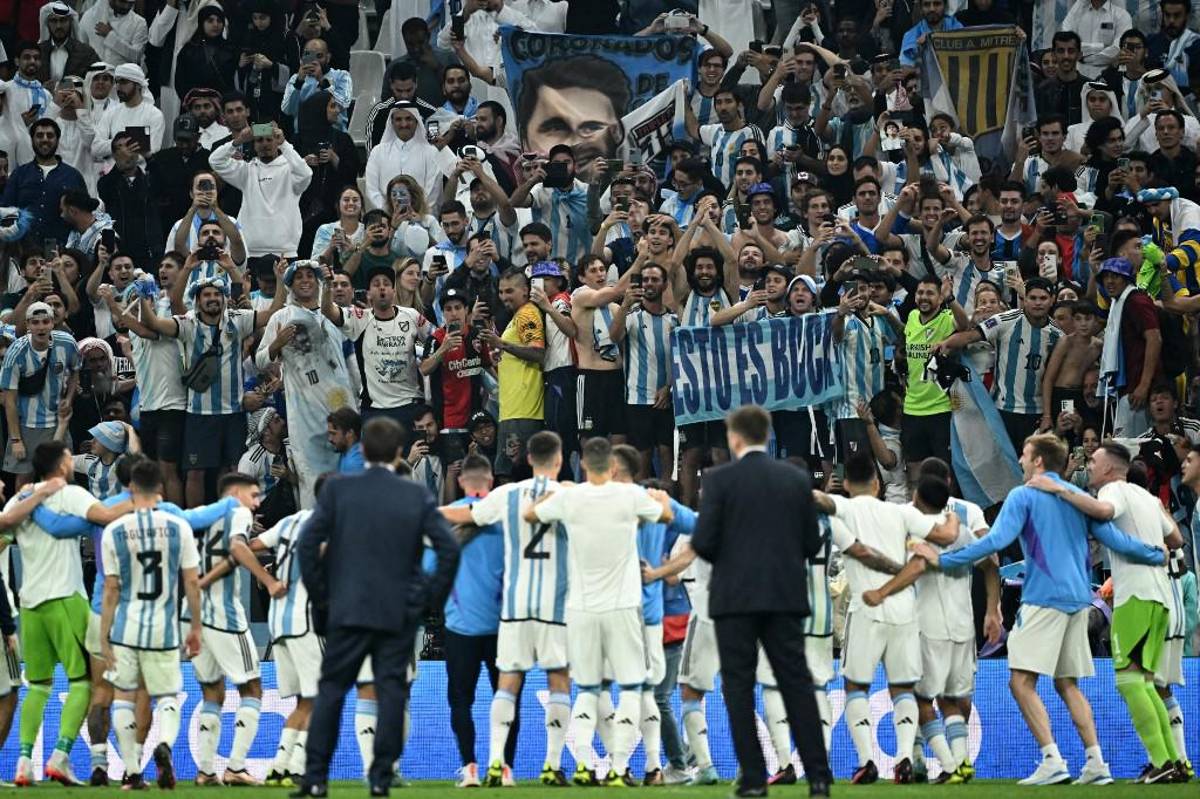 El festejo de Argentina y un Modric destruido; los brasileños que fueron a ver el show de Messi y la euforia de Antonela