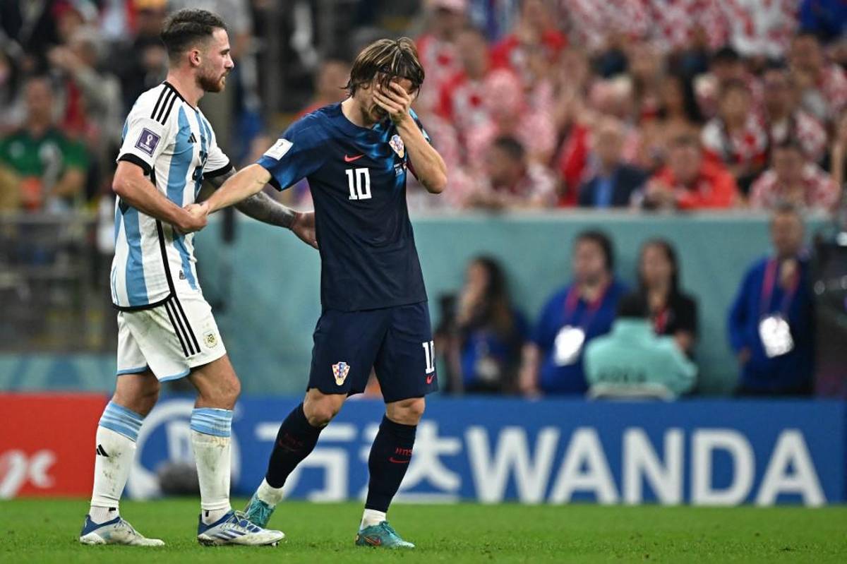 El festejo de Argentina y un Modric destruido; los brasileños que fueron a ver el show de Messi y la euforia de Antonela