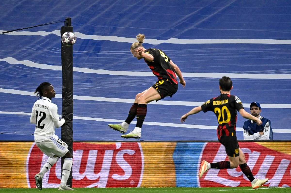 La reacción de Guardiola por el golazo de Vinicius y los gestos de Haaland con el brasileño; el enfado de Ancelotti tras el empate