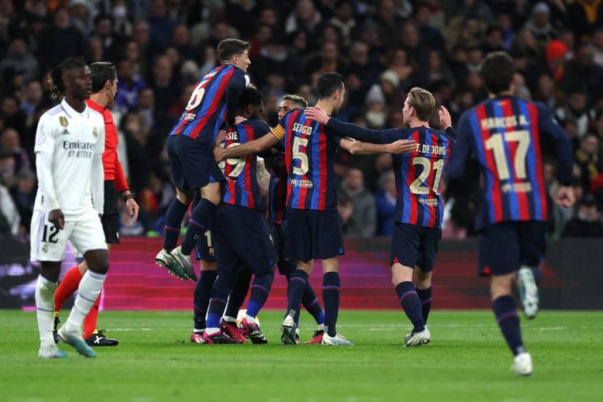 Barcelona asalta el Bernabéu y saca ventaja en la semifinales de la Copa del Rey contra el Real Madrid
