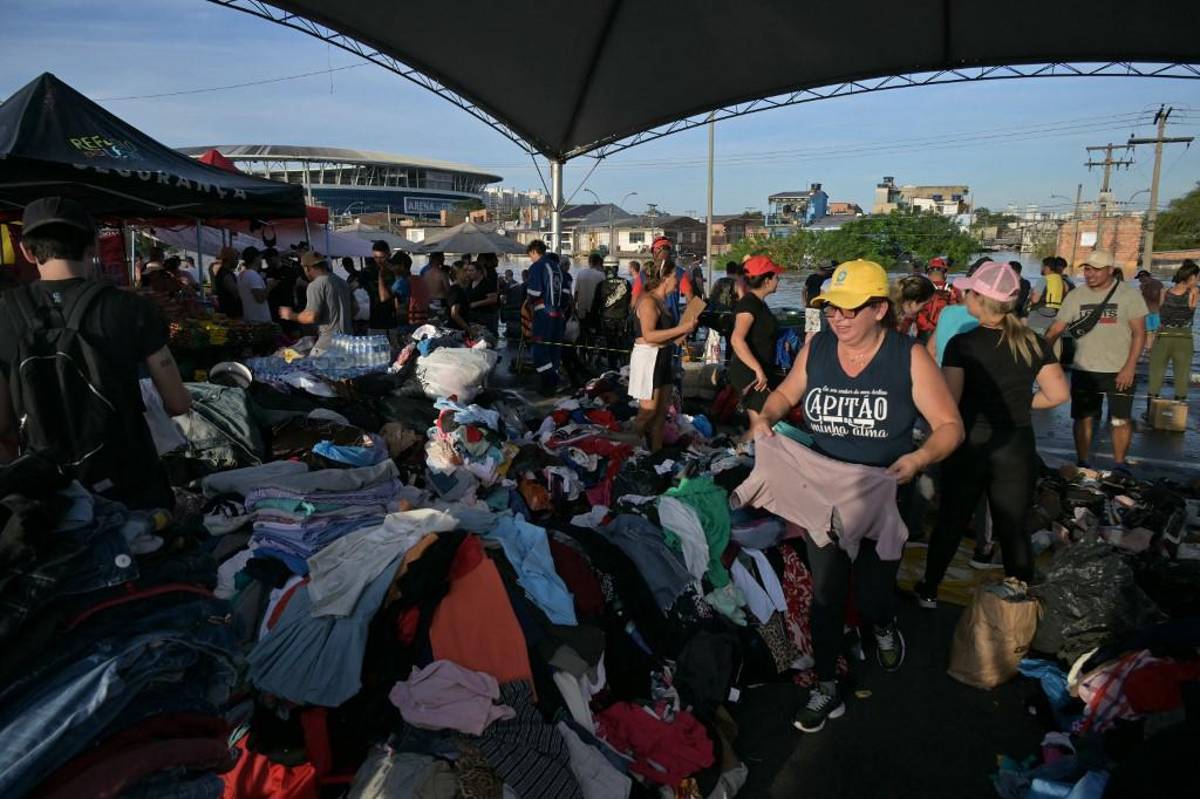 Impactantes imágenes en Brasil: así quedaron los estadios de Gremio e Inter tras inundaciones ¿Cuántos muertos hay?
