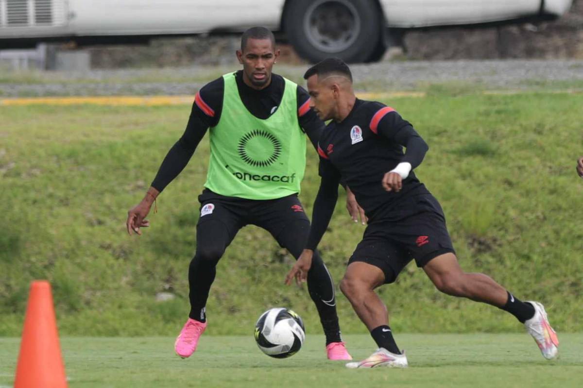 La última práctica de Olimpia antes de la final con Marathón: Troglio concentrado y el que entrenó por separado