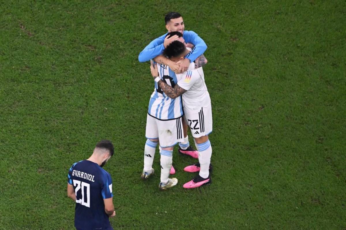 El festejo de Argentina y un Modric destruido; los brasileños que fueron a ver el show de Messi y la euforia de Antonela