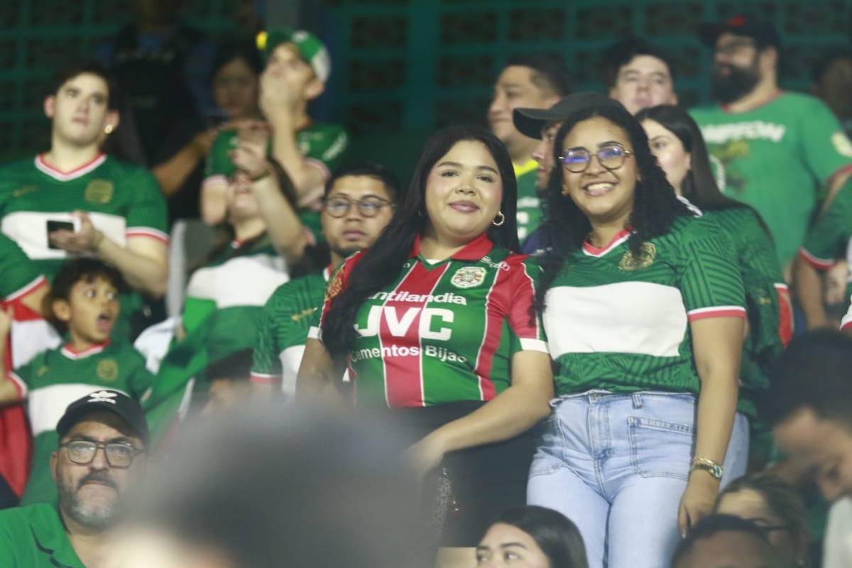 ¿Quién es la argentina? La final entre Marathón y Motagua se llenó de bellezas